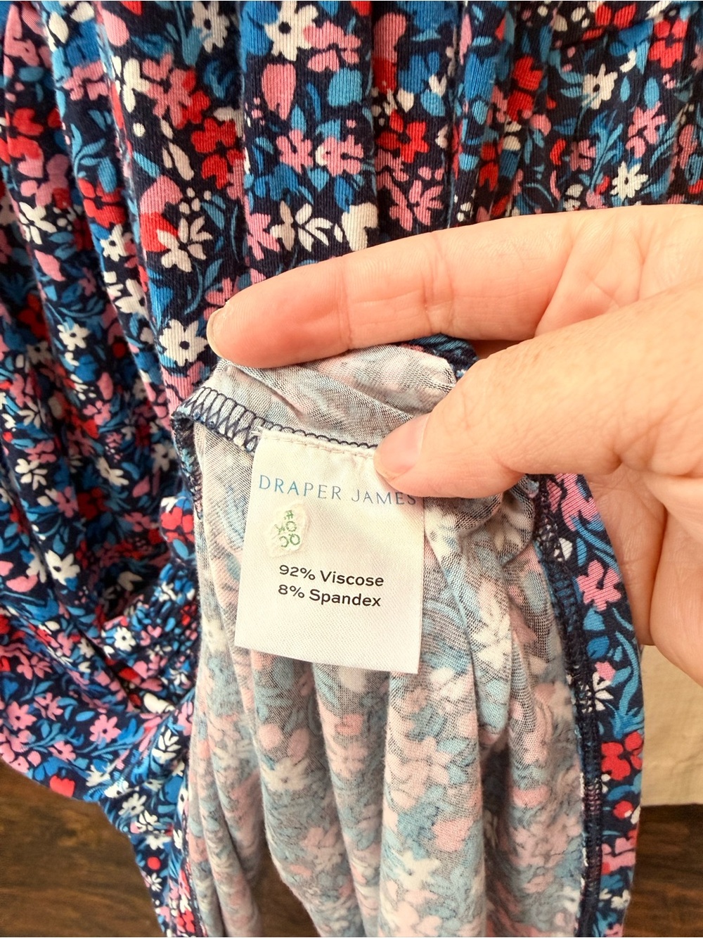 Draper James 3X Ditsy Floral Tiered Midi Dress Smocked Ruffle - Picture 8 of 14